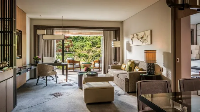 Luxusní apartmá hotelu Four Seasons Kyoto