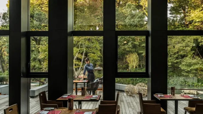 Restaurace hotelu Four Seasons Kyoto